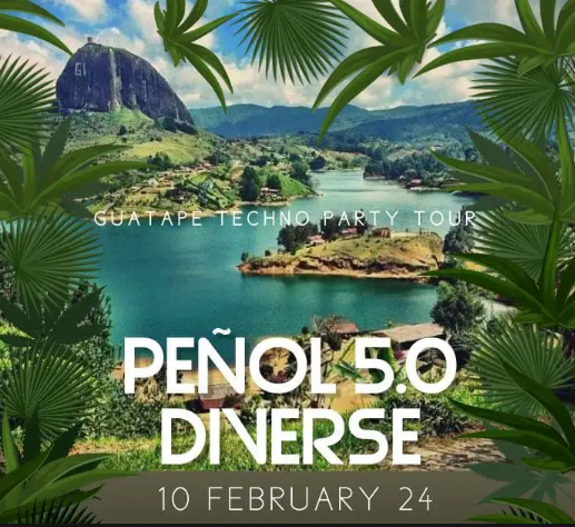 Peñol 5.0 Diverse: Guatape Techno Party Tour